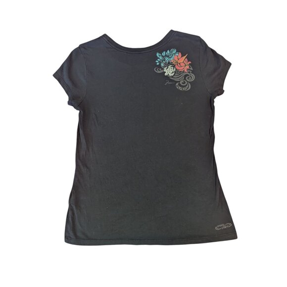 Crazy Shirts Cap Sleeve Women’s T Shirt Pima Cotton Floral Design Hawaii - Picture 2 of 6